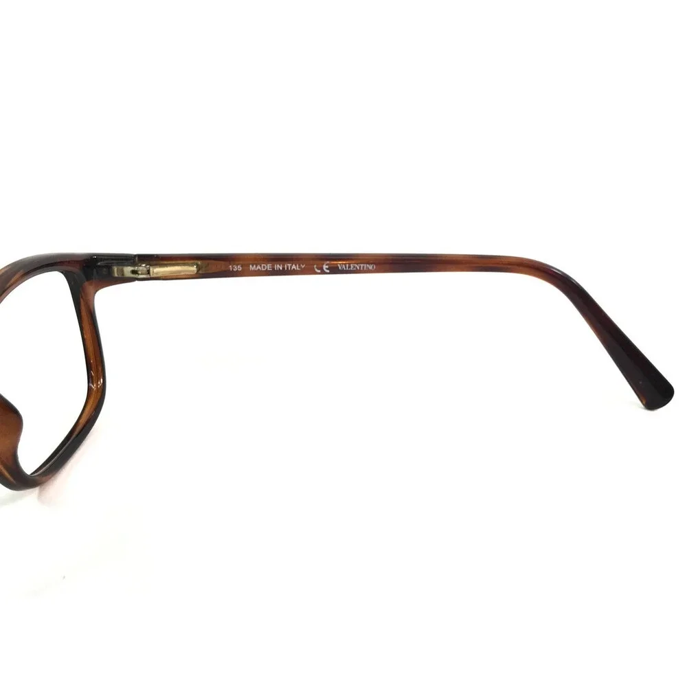 Valentino Eyeglasses Frames V2653 214 Tortoise Brown Cat Eye Full Rim 53-16-135